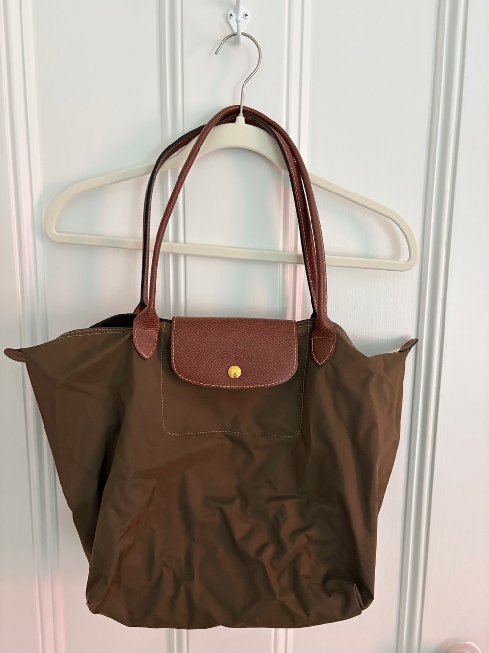 Longchamp ‘Large Le Pliage’ Tote in Slate